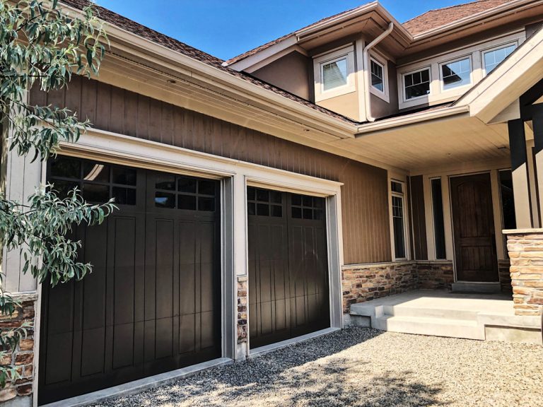 garage and house exterior painting - painting contractors Vaughan