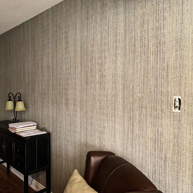custom home with luxury wallpaper installation by prestige painting